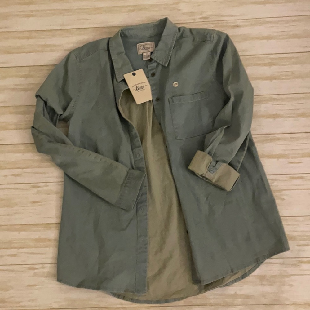 Button Up Bass Denim Shirt